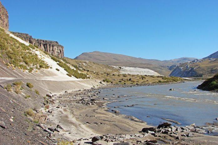 Acumulación nívea en Laguna del Diamante