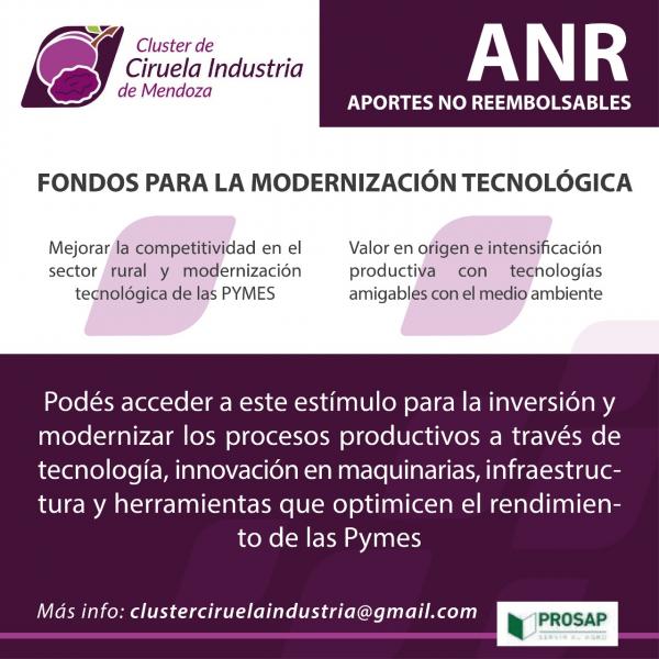 ANR- Fondos para la modernización tecnológica